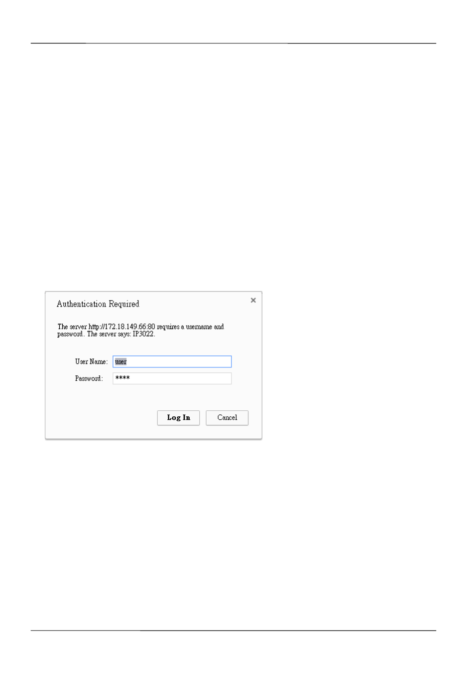 Using web configuration, Login web ui, Changing the user’s password | MOCET IP3021A User Manual | Page 58 / 68