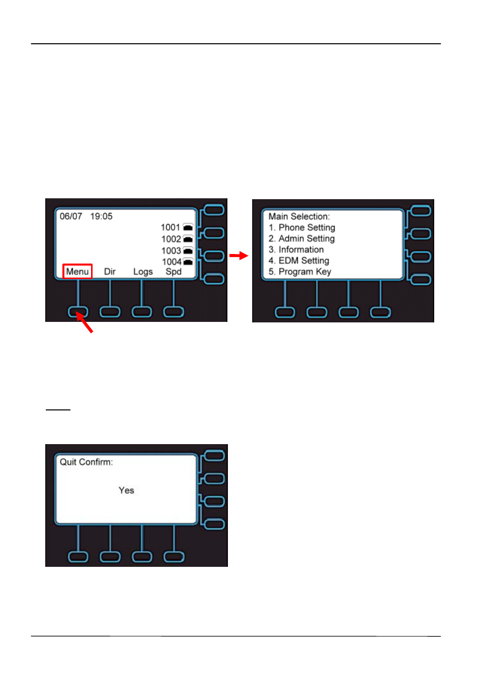 Getting started, Customizing your ip phone from menu | MOCET IP3062 User Manual | Page 20 / 59