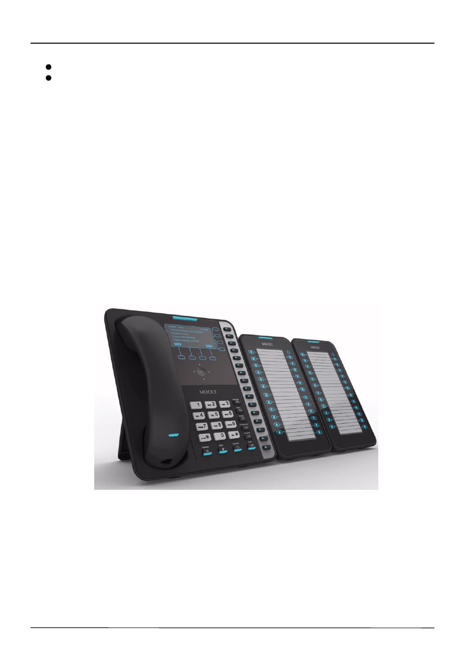 Viewing your phone's information, Configuring an extended dial module (edm) setting, Viewing your phone’s information | MOCET IP3062 User Manual | Page 26 / 59
