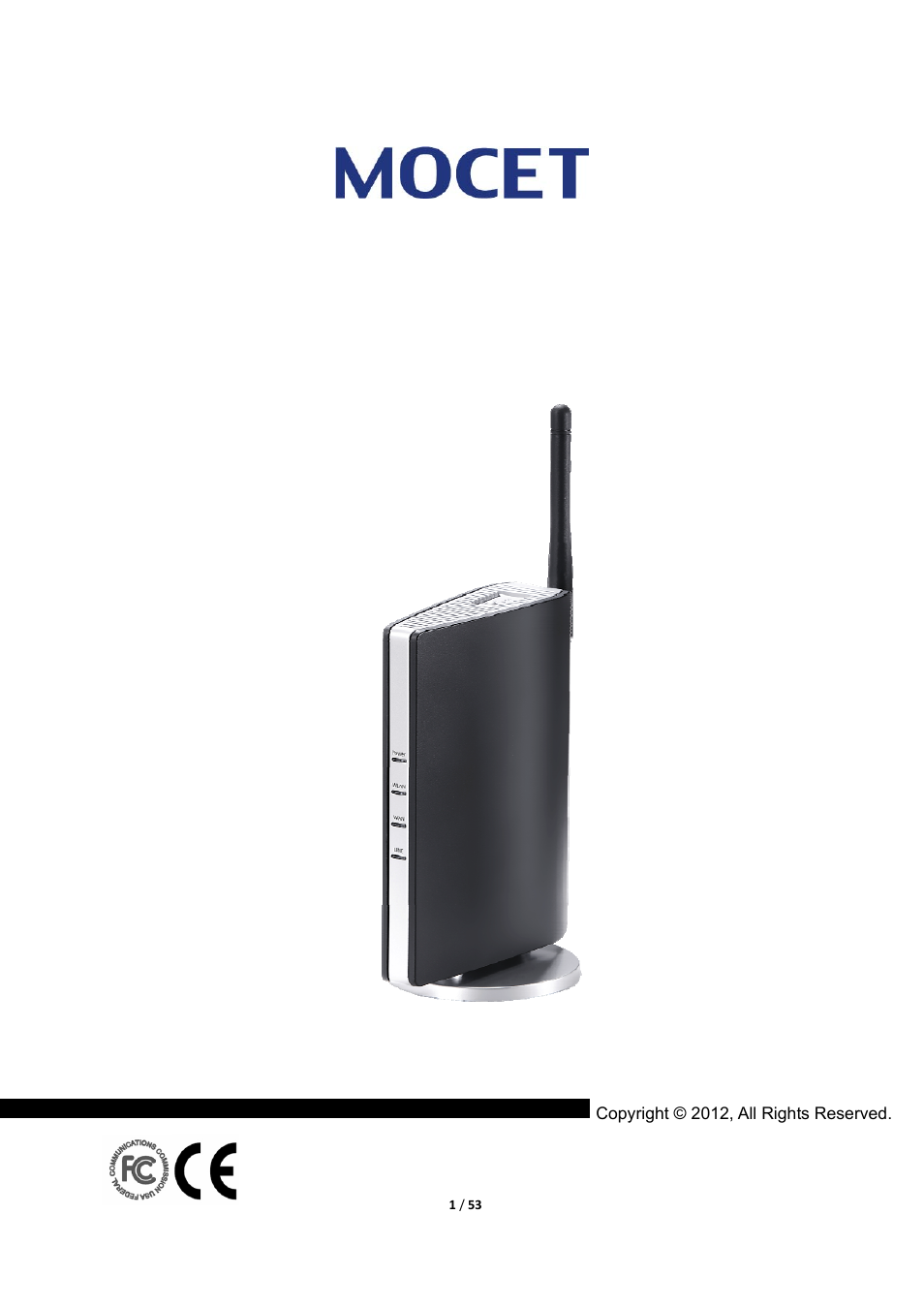MOCET IG7200 User Manual | 53 pages