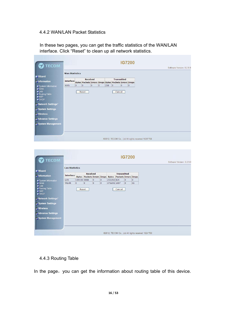 MOCET IG7200 User Manual | Page 16 / 53