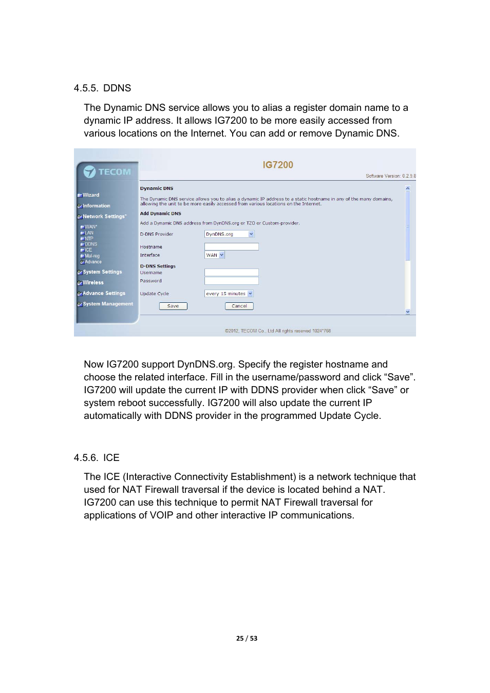 MOCET IG7200 User Manual | Page 25 / 53