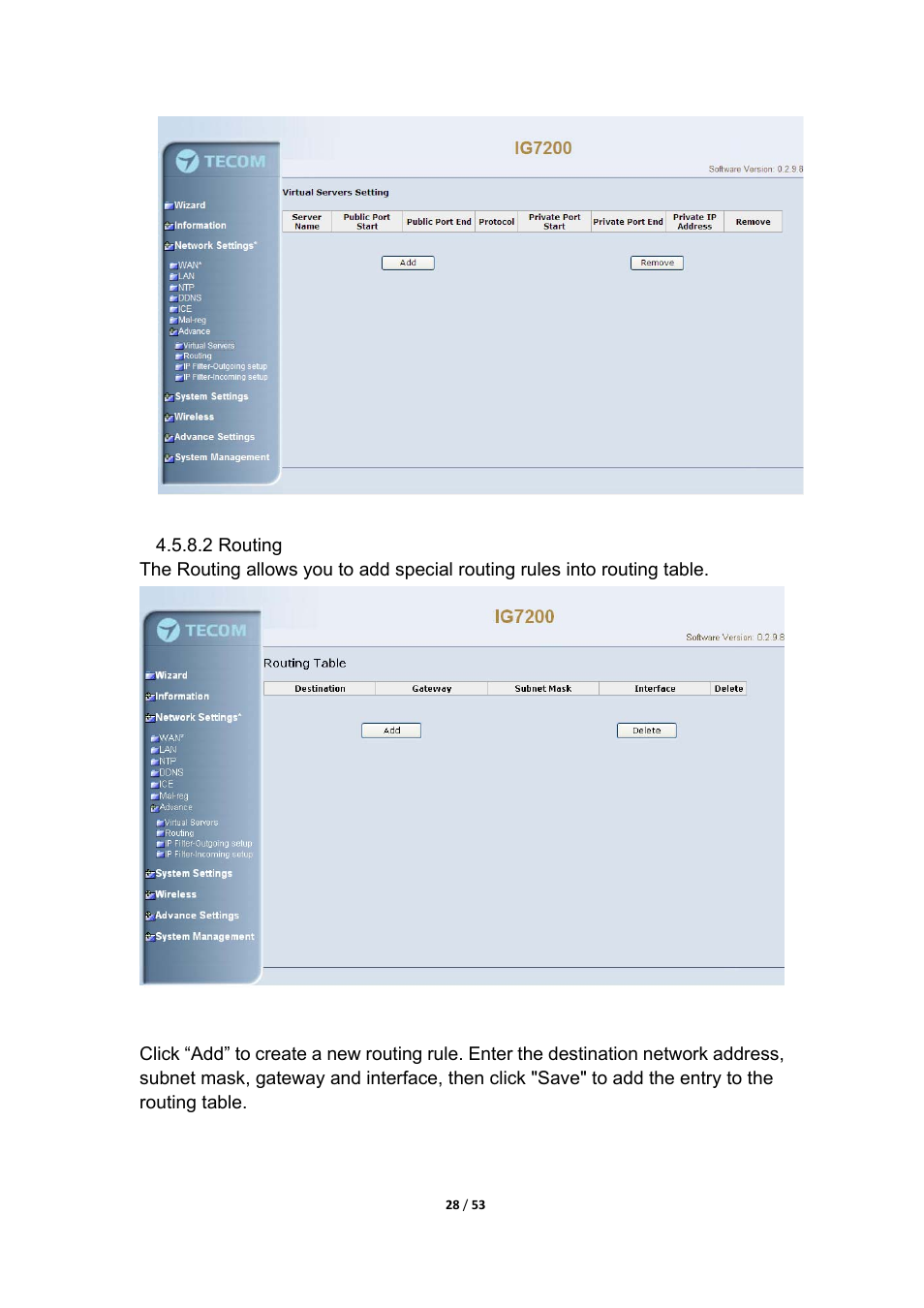 MOCET IG7200 User Manual | Page 28 / 53