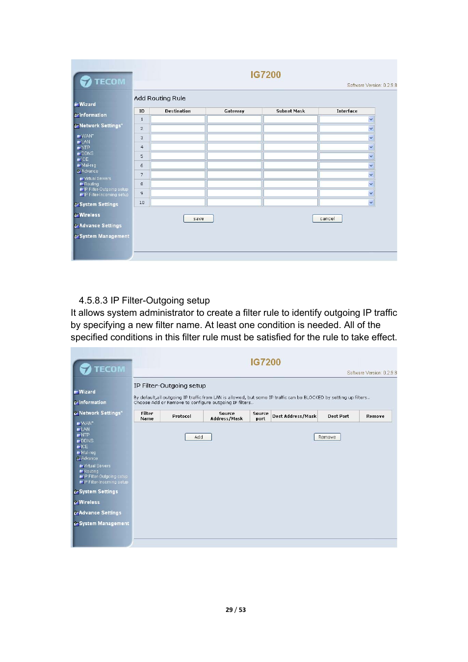 MOCET IG7200 User Manual | Page 29 / 53