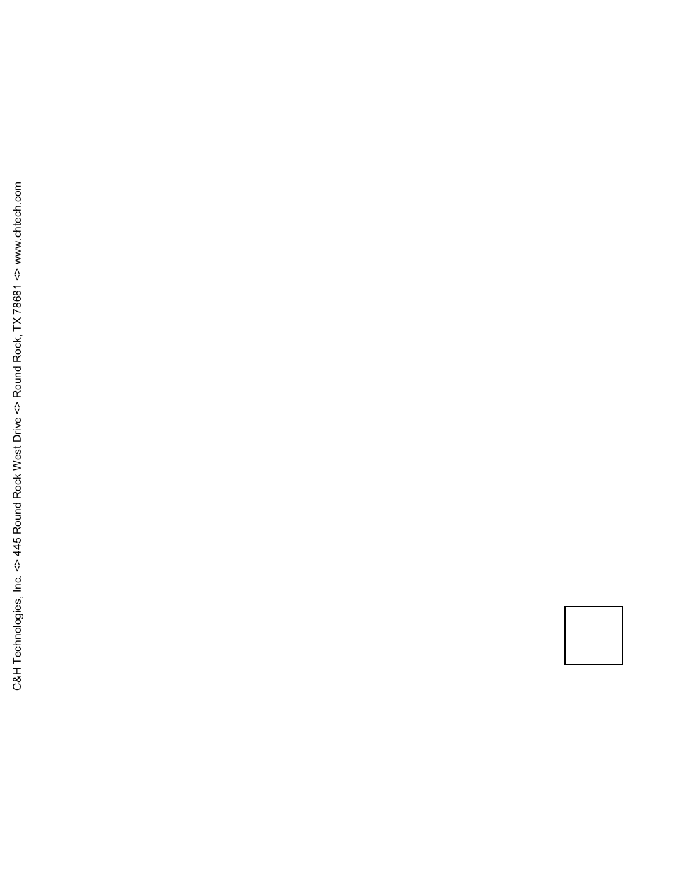 C&H Technologies M222 User Manual | Page 24 / 24