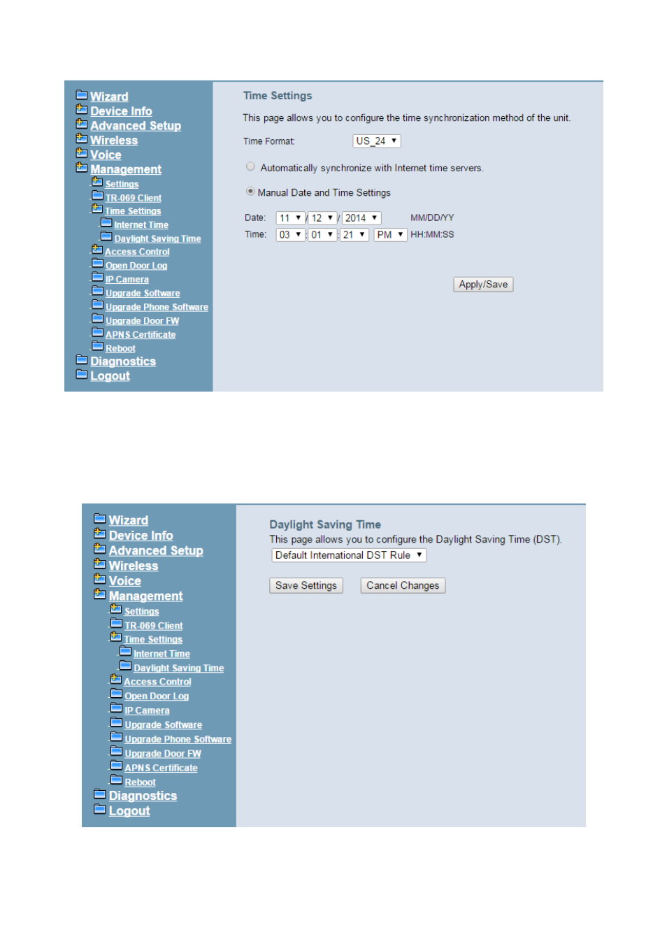 2 daylight saving time | MOCET IG7600 User Manual | Page 117 / 133