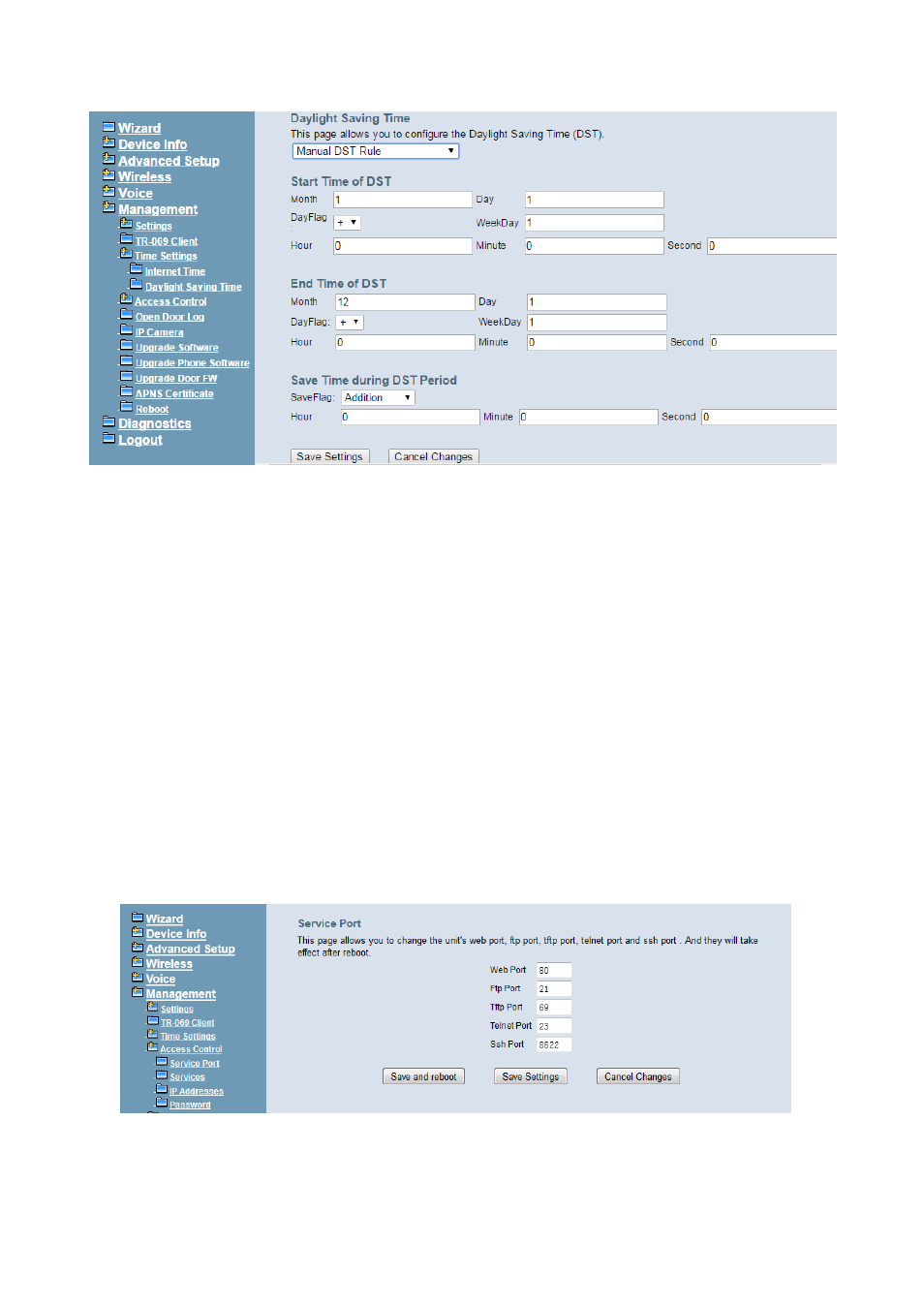 4 access control, 1 service port | MOCET IG7600 User Manual | Page 118 / 133
