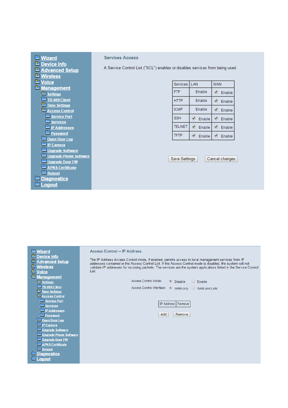 2 services, 3 ip addresses | MOCET IG7600 User Manual | Page 119 / 133