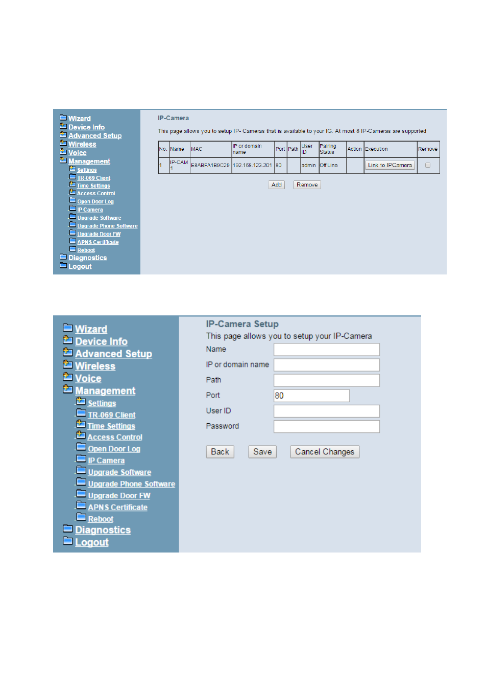 6 ip camera, 7 upgrade software | MOCET IG7600 User Manual | Page 121 / 133