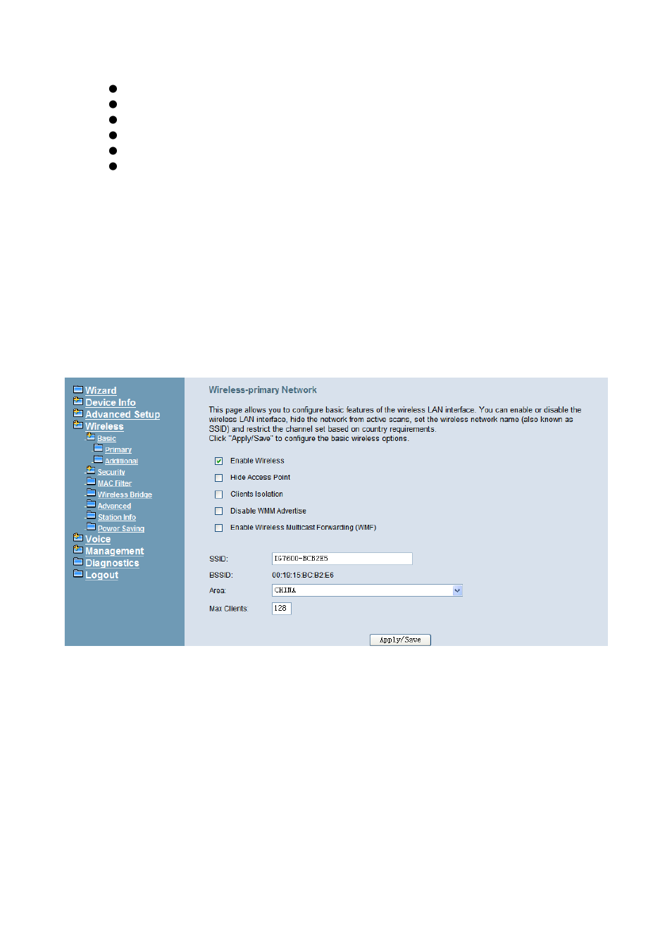 1 basic, 1 primary, 2 additional | MOCET IG7600 User Manual | Page 66 / 133