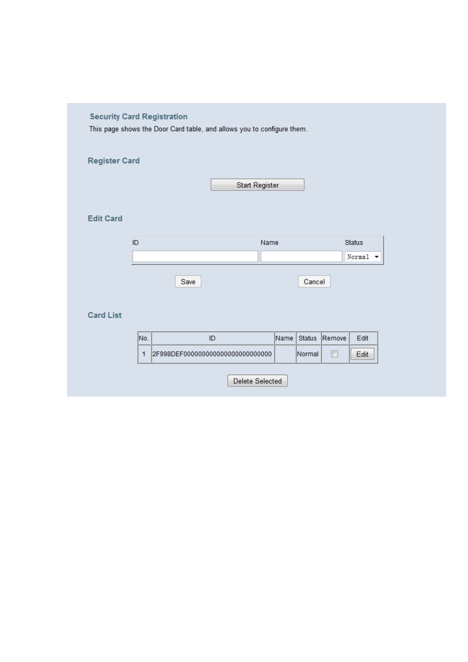 3 security card registration, 4 programmable keys | MOCET IG7600 User Manual | Page 79 / 133