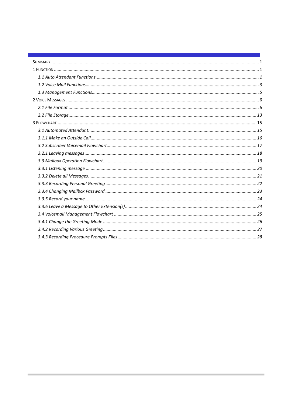 MOCET IG7600 Auto Attendant & Voicemail User Manual | Page 2 / 30