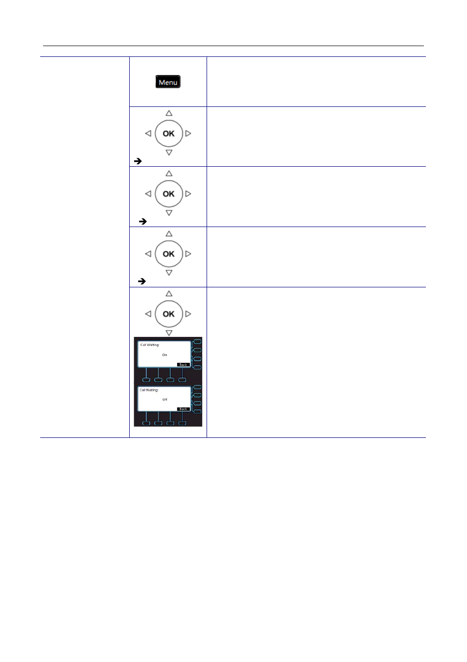 Call waiting | MOCET M62 User Manual | Page 43 / 100