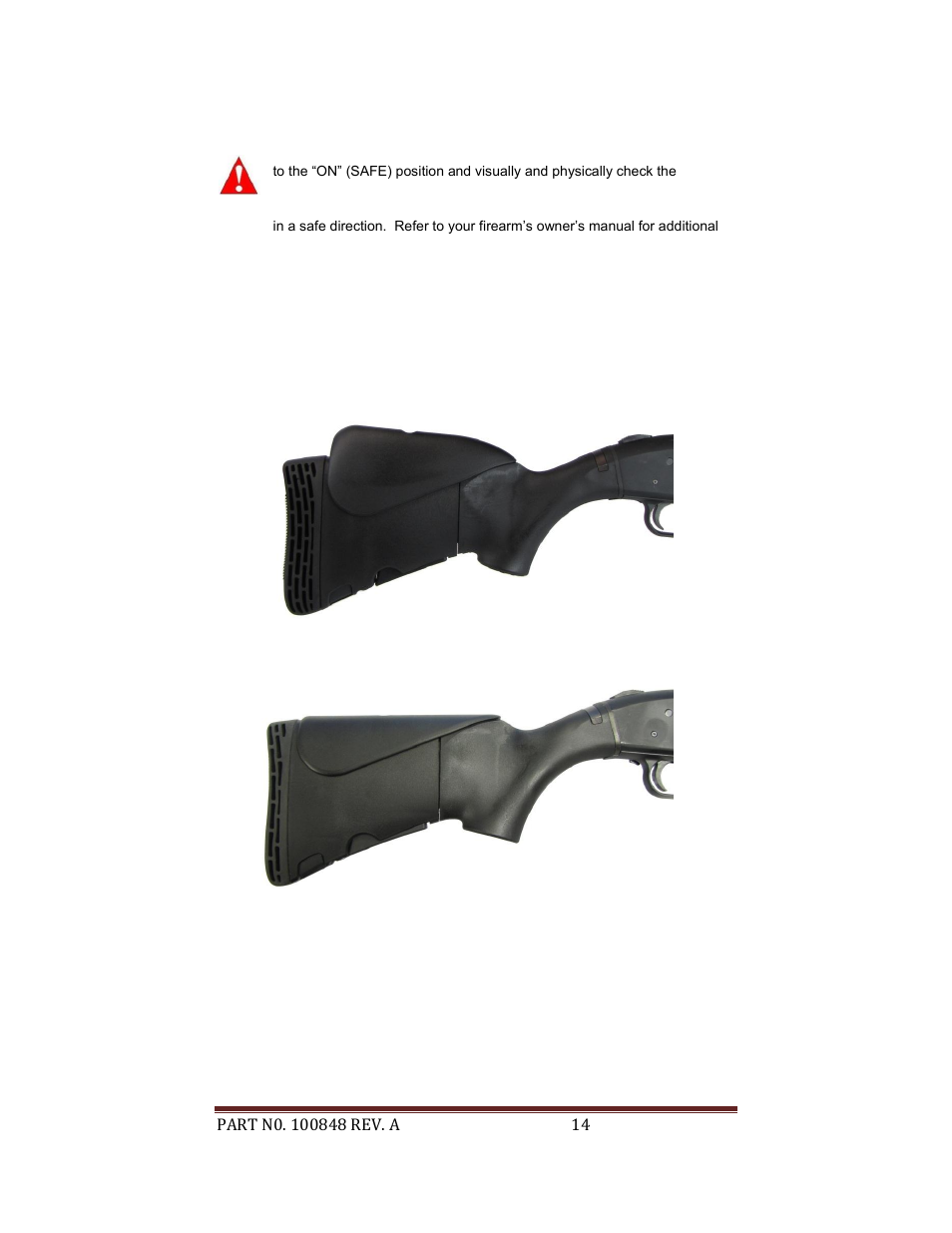 Mossberg FLEX System Shotguns User Manual | Page 14 / 16