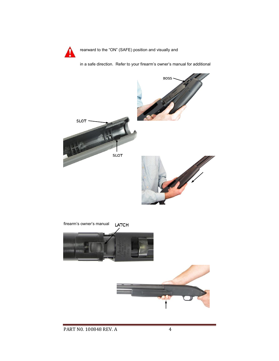 Mossberg FLEX System Shotguns User Manual | Page 4 / 16