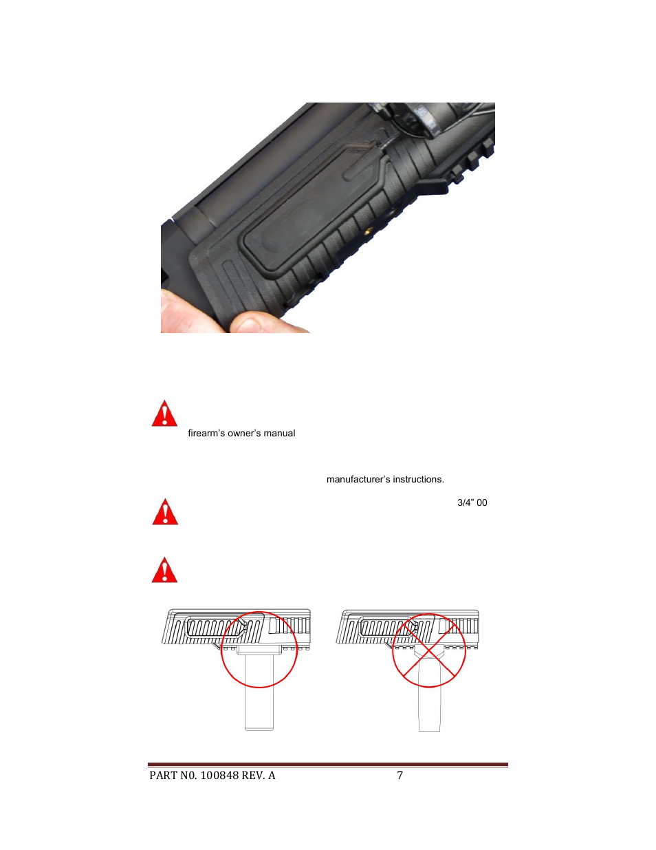 Mossberg FLEX System Shotguns User Manual | Page 7 / 16