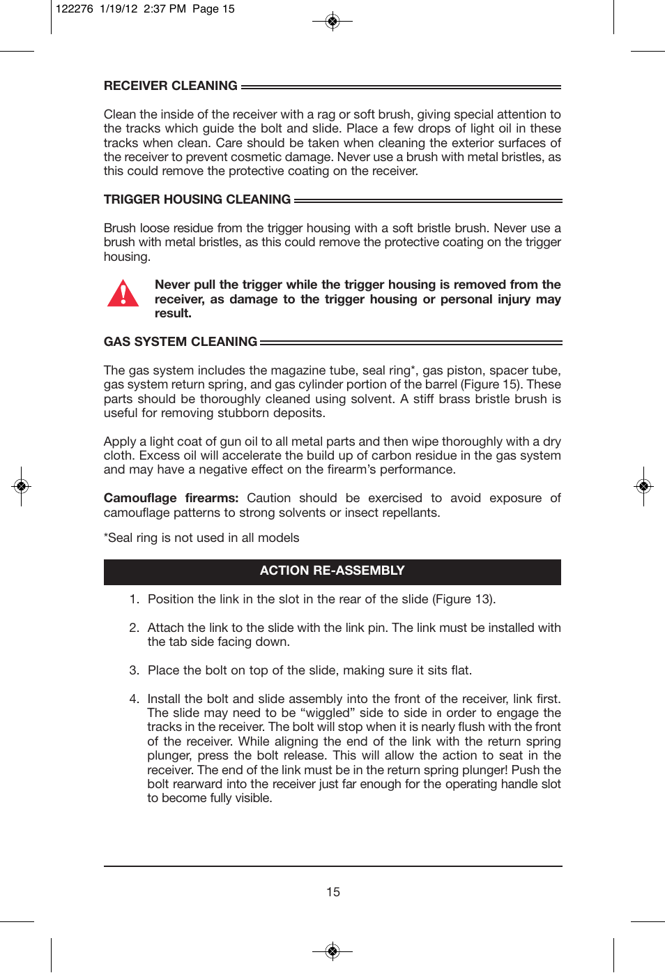 Mossberg 935 Magnu User Manual | Page 17 / 32