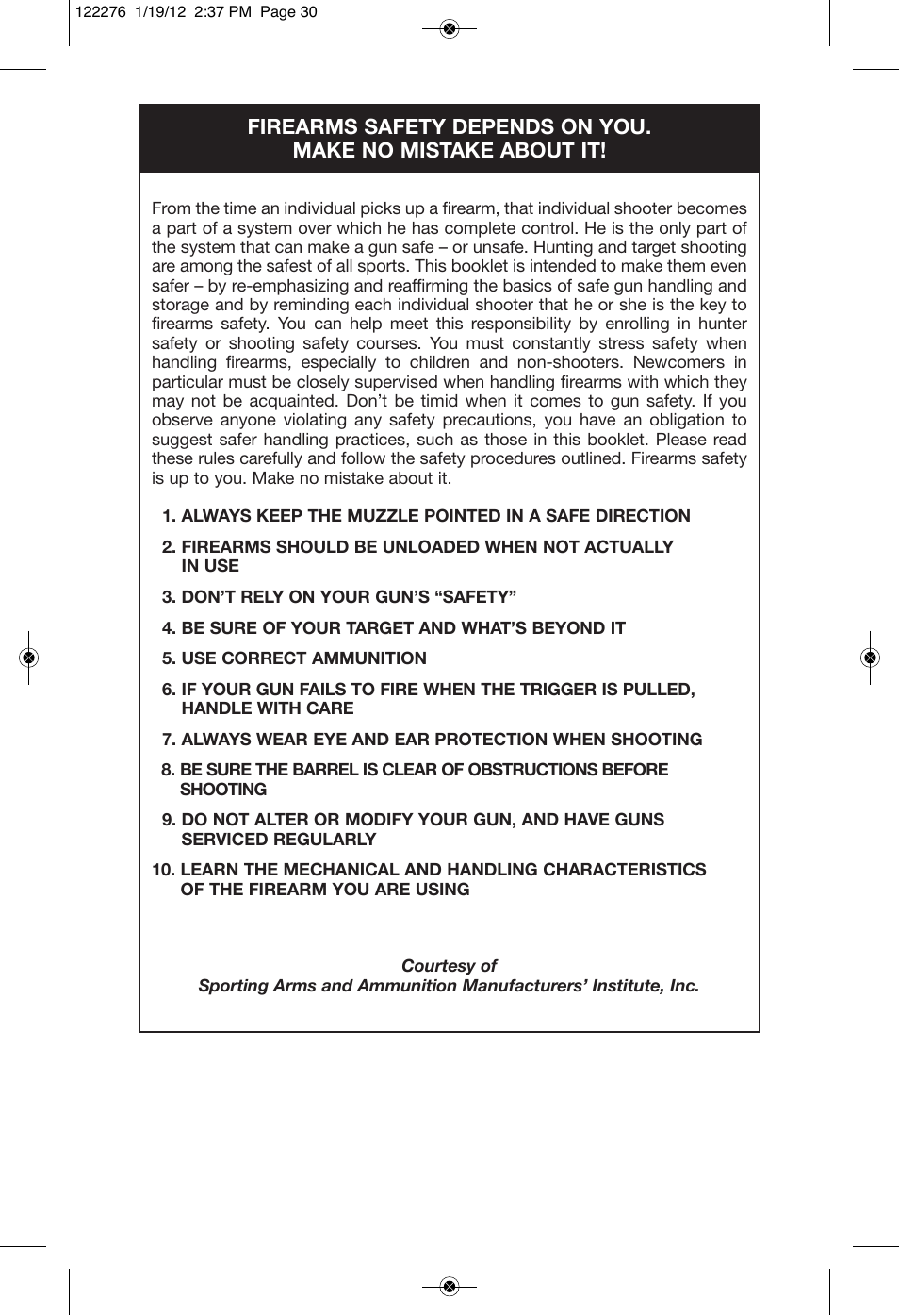 Mossberg 935 Magnu User Manual | Page 32 / 32