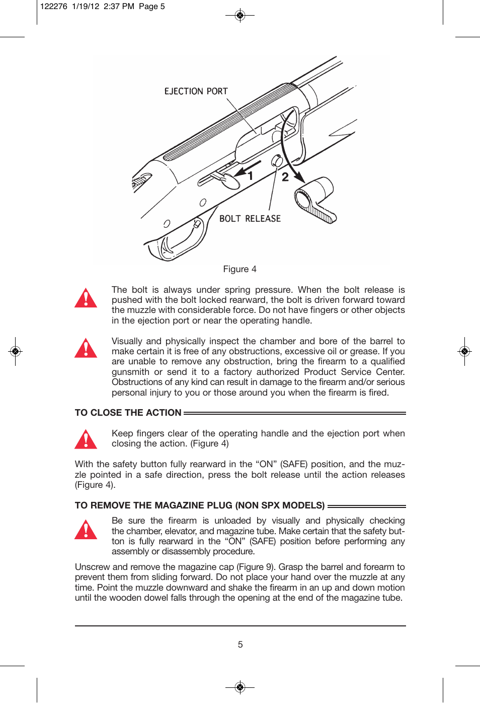 Mossberg 935 Magnu User Manual | Page 7 / 32