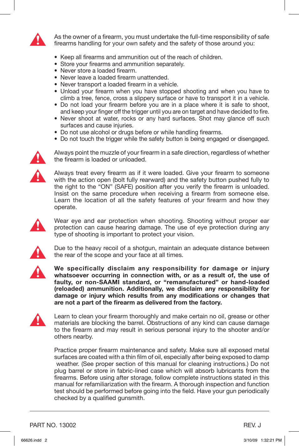 Mossberg Maverick 8 and 9 User Manual | Page 2 / 28