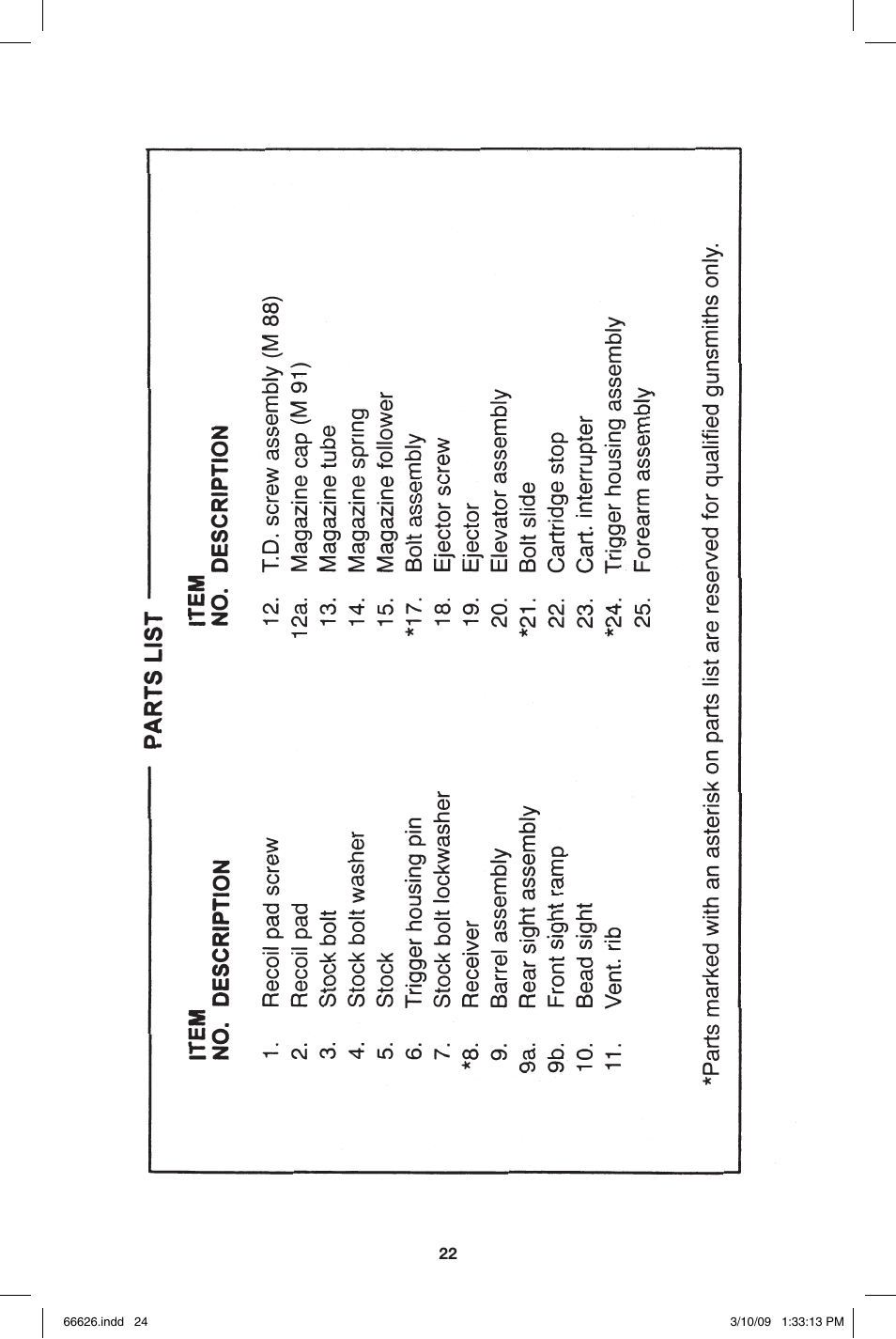 Mossberg Maverick 8 and 9 User Manual | Page 24 / 28