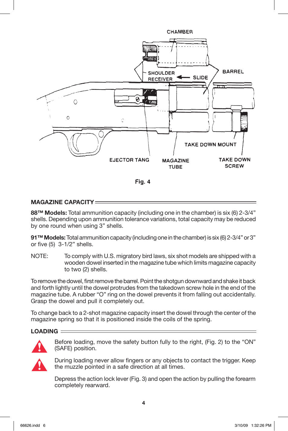 Mossberg Maverick 8 and 9 User Manual | Page 6 / 28