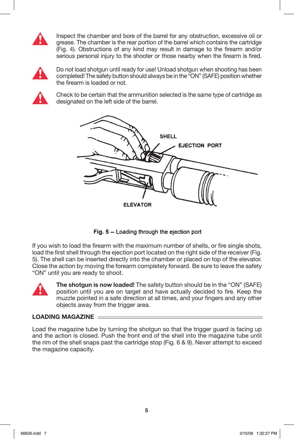 Mossberg Maverick 8 and 9 User Manual | Page 7 / 28