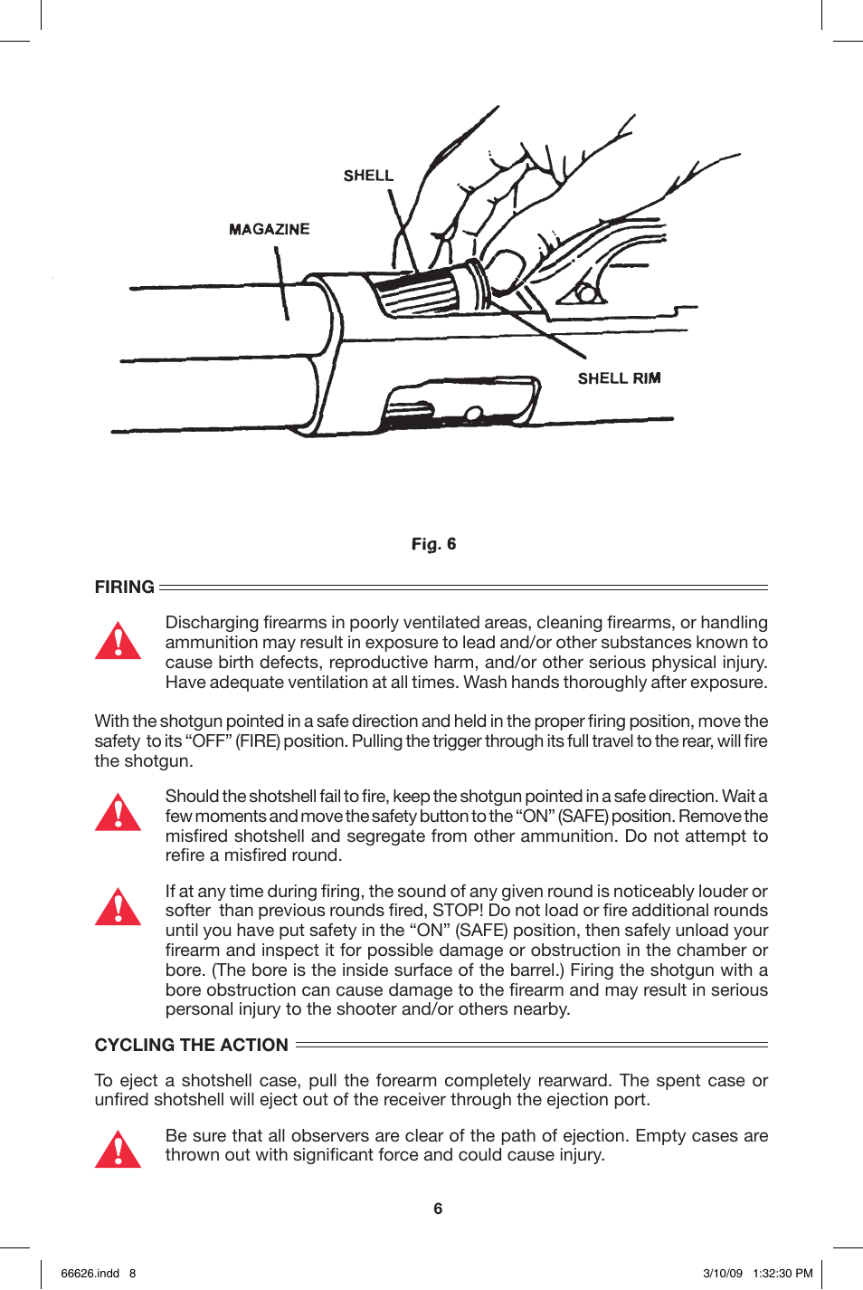 Mossberg Maverick 8 and 9 User Manual | Page 8 / 28