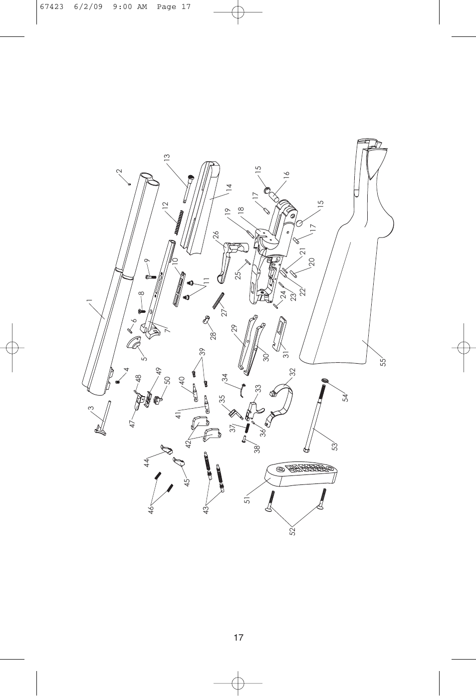 Mossberg Silver Reserve Serie Side/Side User Manual | Page 19 / 20