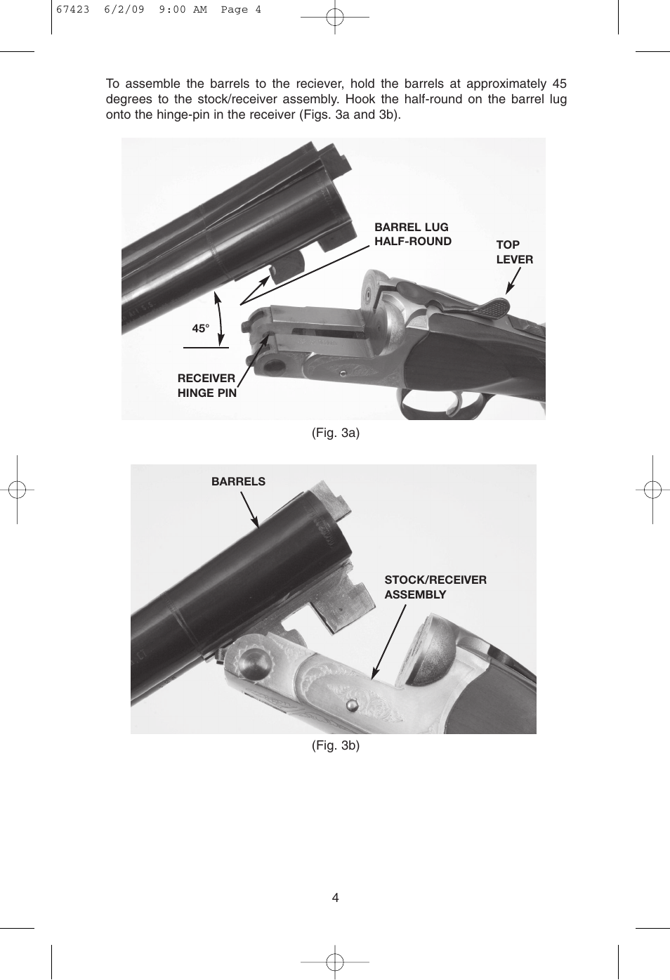 Mossberg Silver Reserve Serie Side/Side User Manual | Page 6 / 20