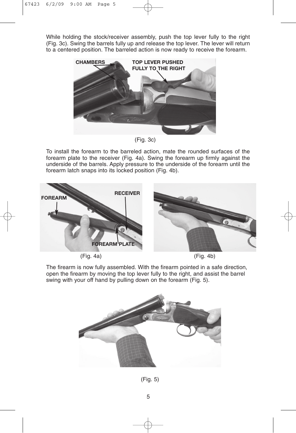 Mossberg Silver Reserve Serie Side/Side User Manual | Page 7 / 20