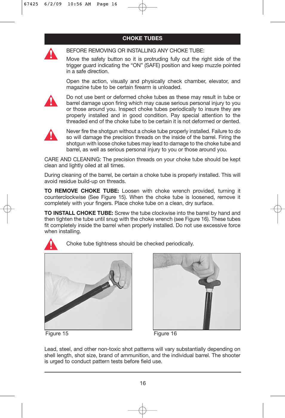 Mossberg International SA-2 User Manual | Page 16 / 28