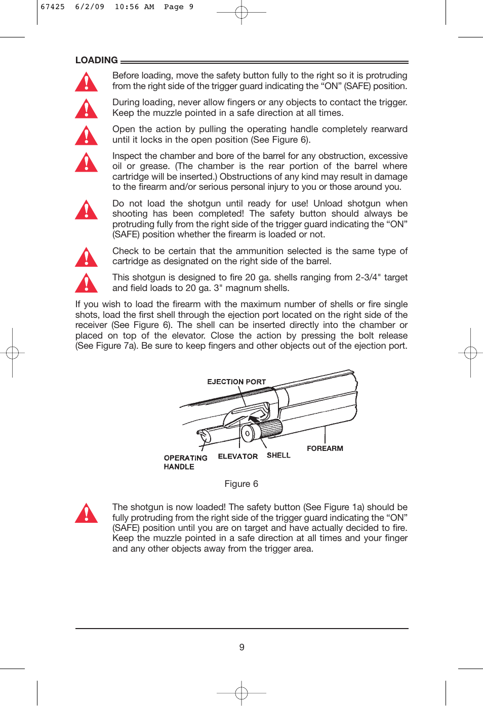 Mossberg International SA-2 User Manual | Page 9 / 28