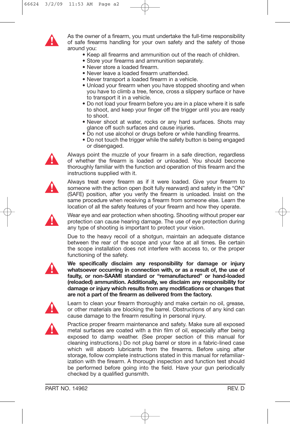 Mossberg 69 User Manual | Page 2 / 16