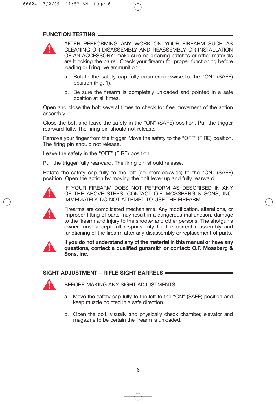 Mossberg 69 User Manual | Page 8 / 16