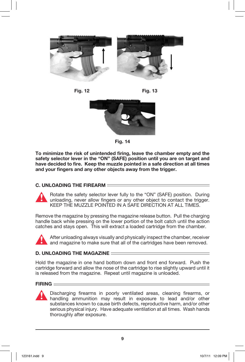 Mossberg MMR User Manual | Page 9 / 32
