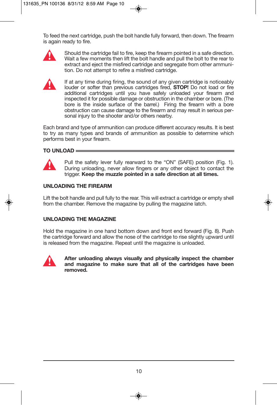 Mossberg MVP User Manual | Page 12 / 24