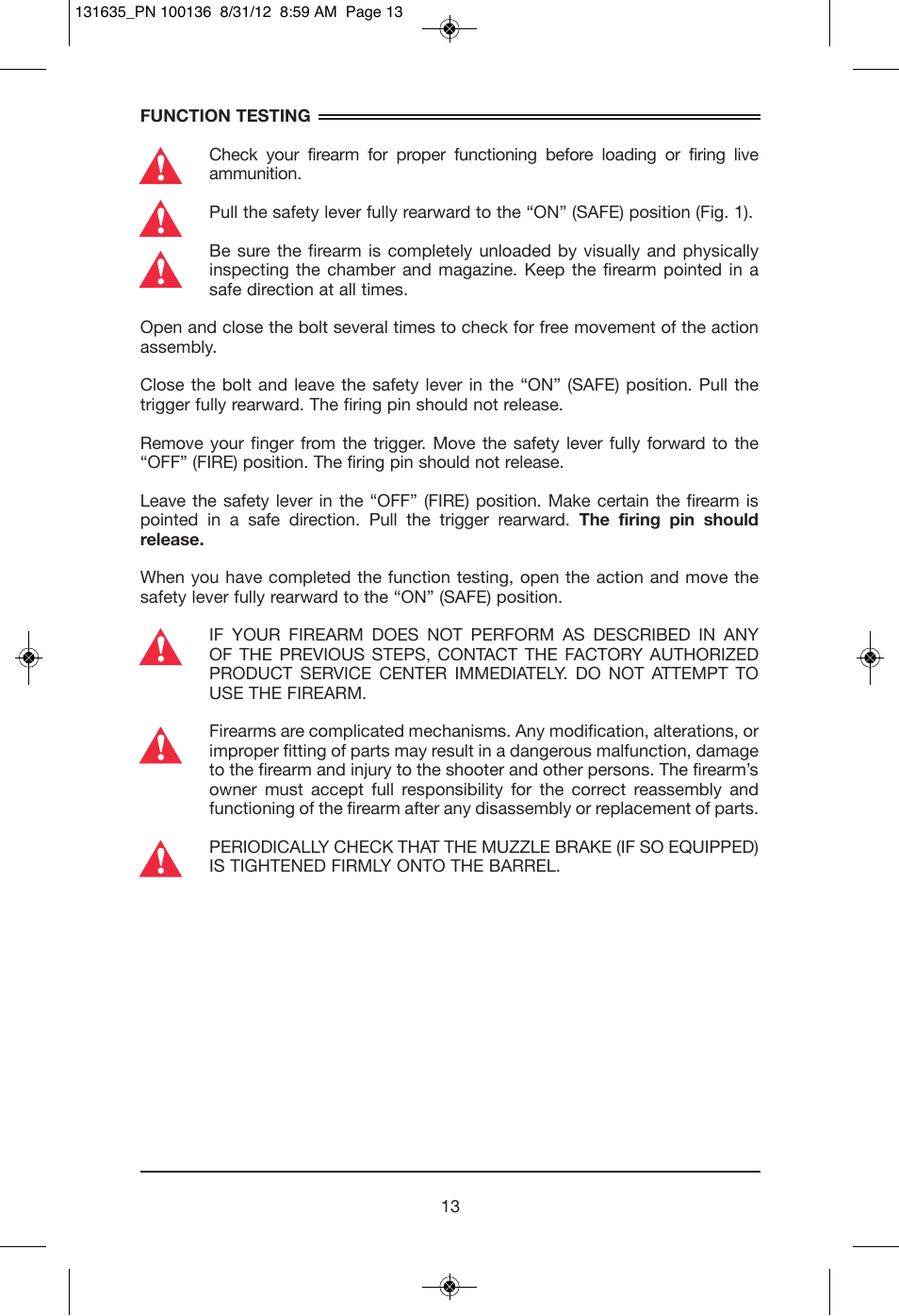 Mossberg MVP User Manual | Page 15 / 24