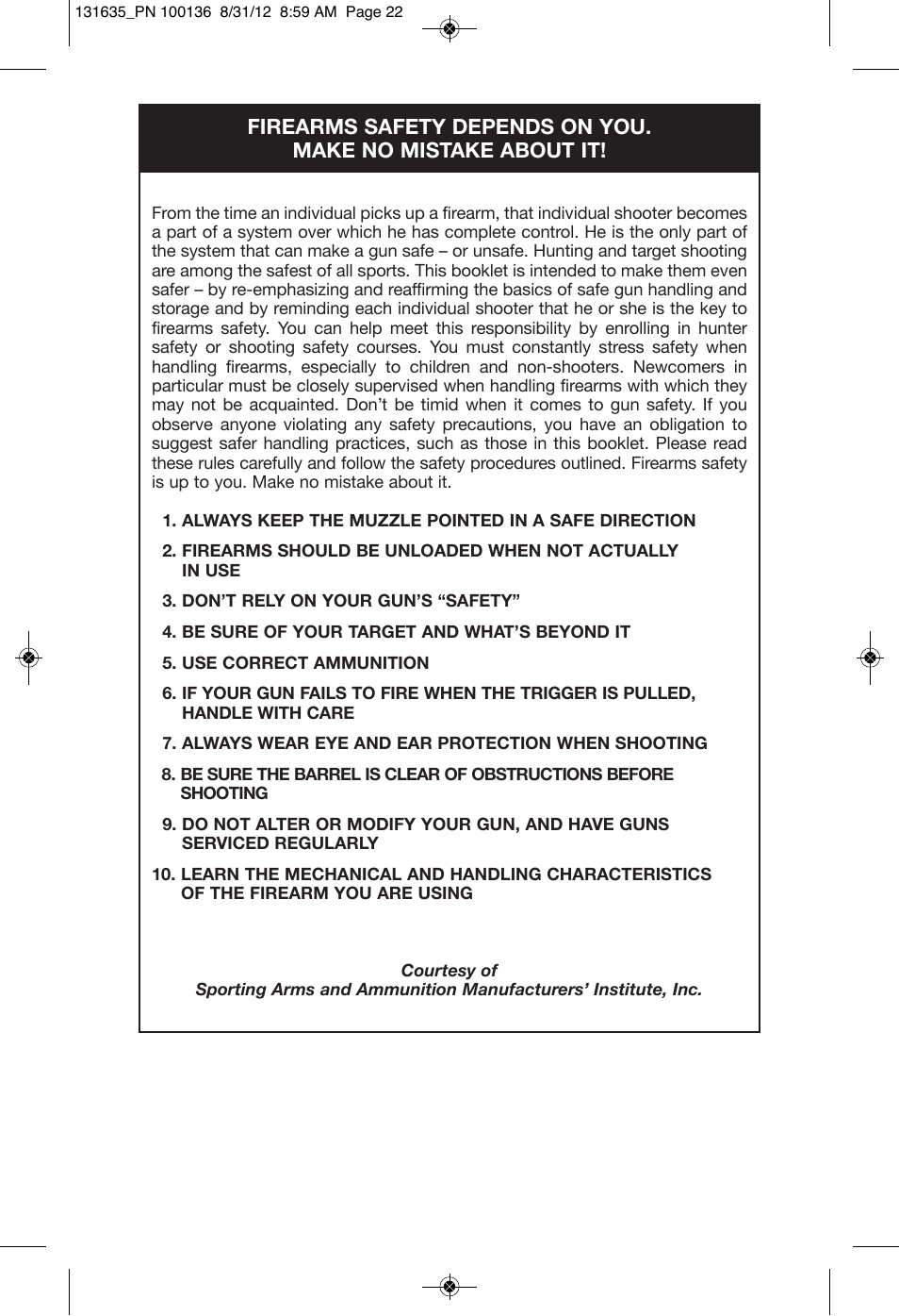 Mossberg MVP User Manual | Page 24 / 24