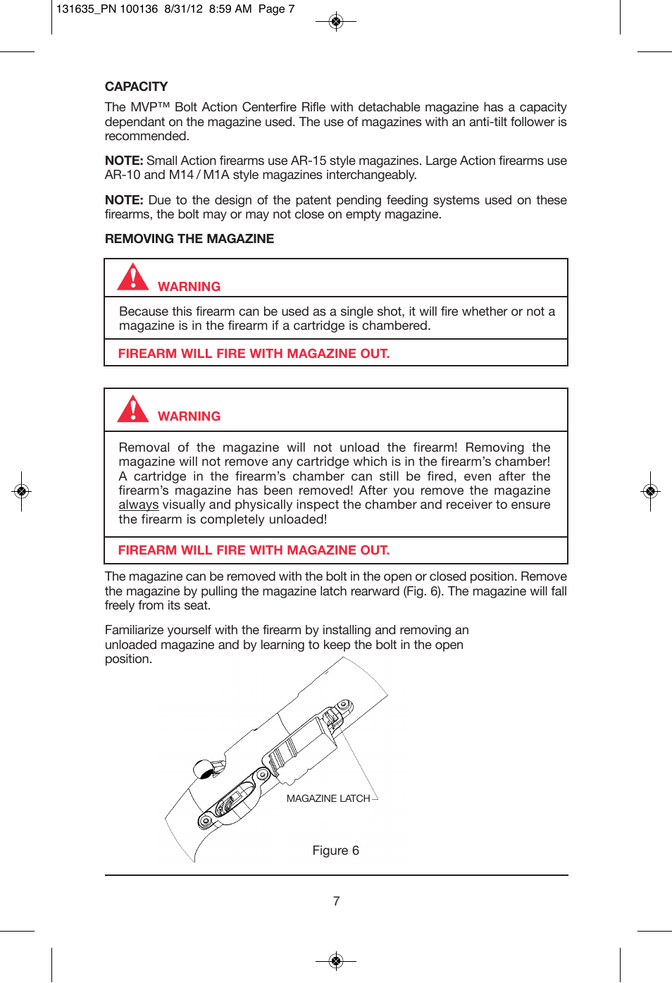 Mossberg MVP User Manual | Page 9 / 24