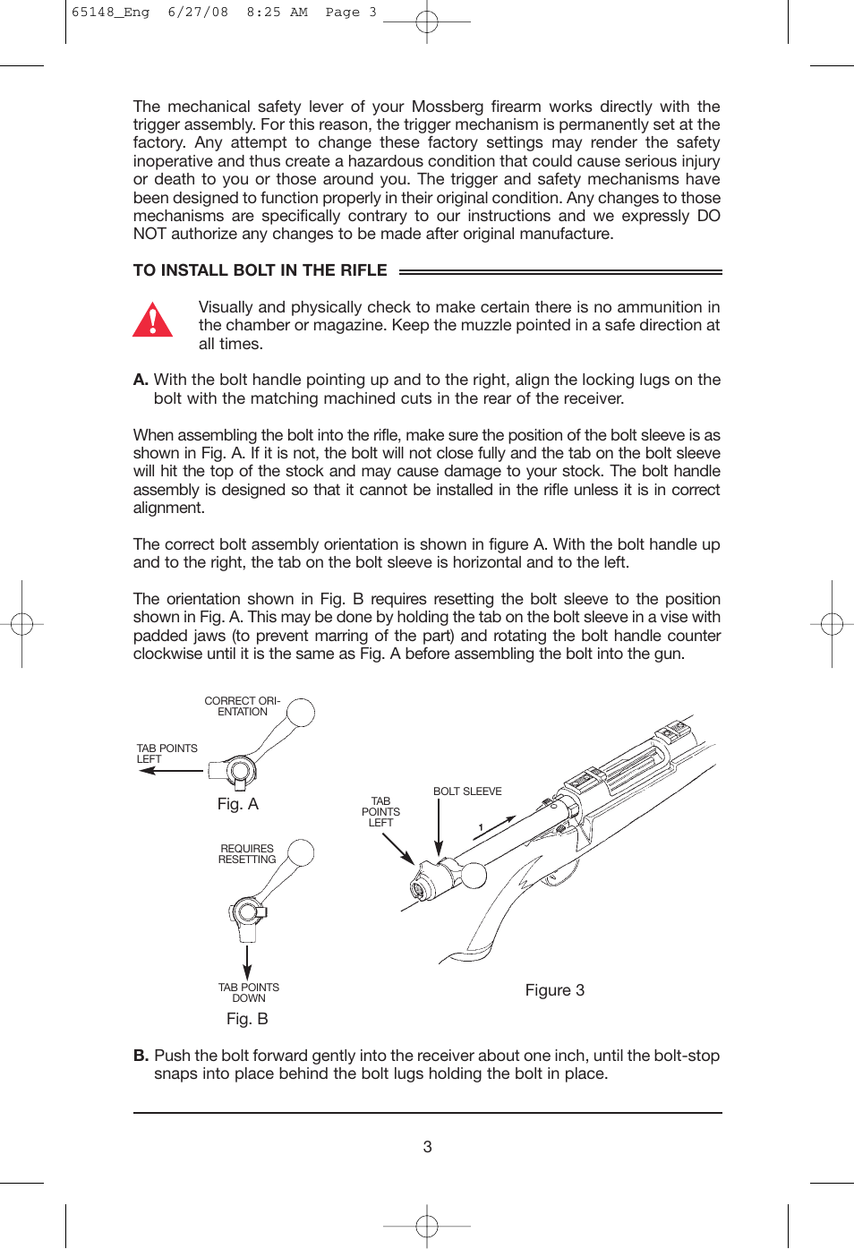 Mossberg AT User Manual | Page 5 / 18
