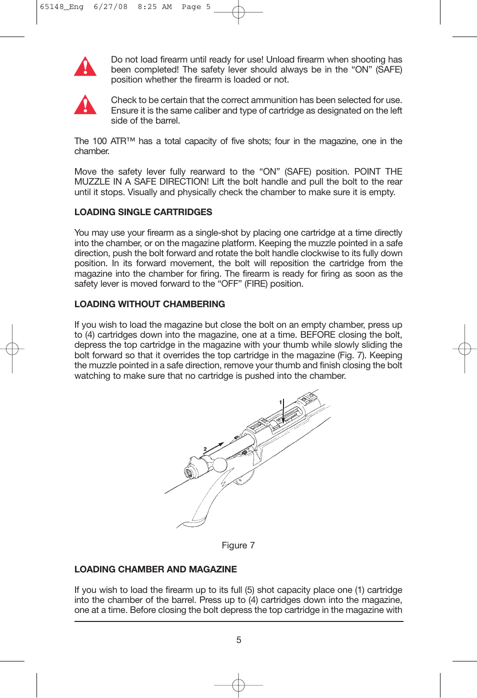 Mossberg AT User Manual | Page 7 / 18