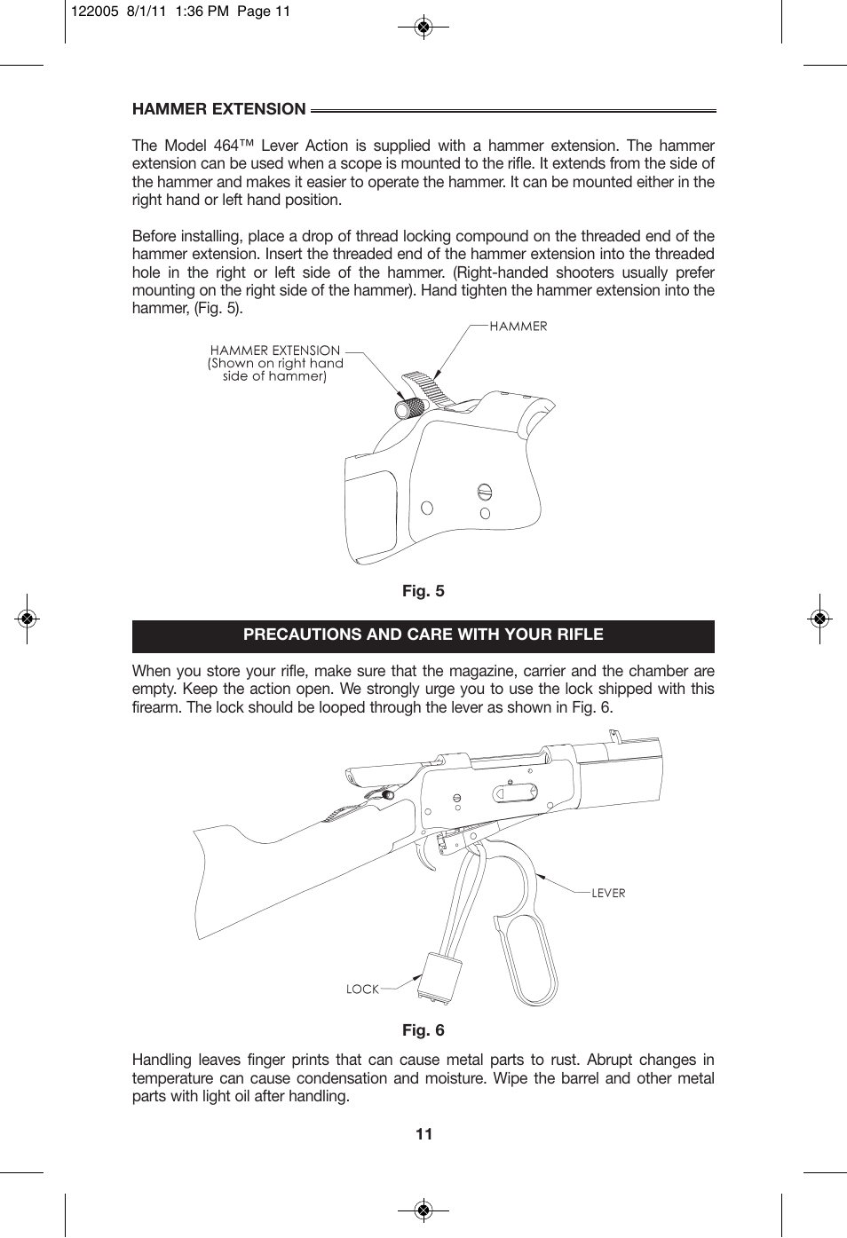 Mossberg 46 CENTERFIRE User Manual | Page 11 / 16