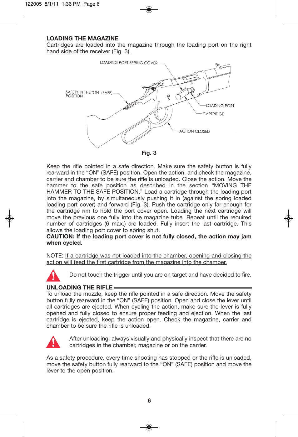 Mossberg 46 CENTERFIRE User Manual | Page 6 / 16