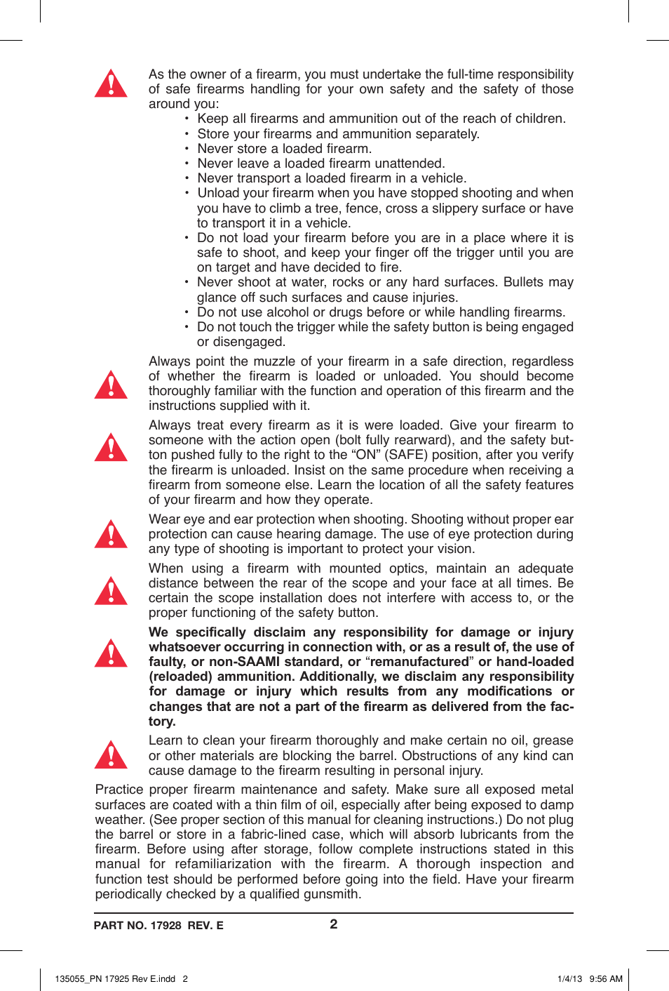 Mossberg 715T User Manual | Page 2 / 28