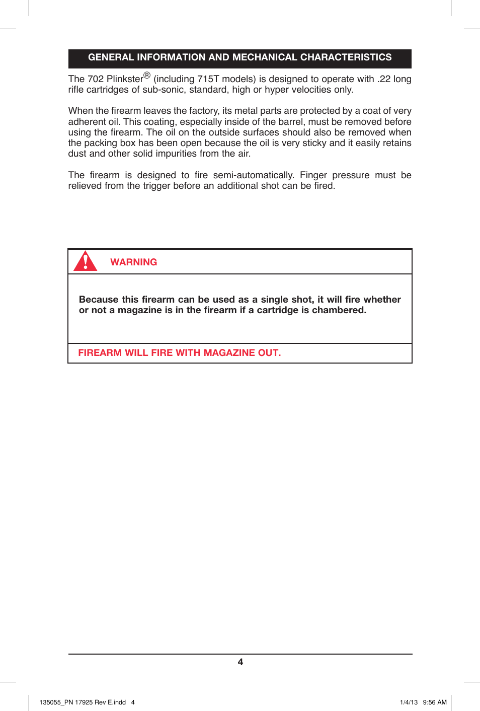 Mossberg 715T User Manual | Page 4 / 28