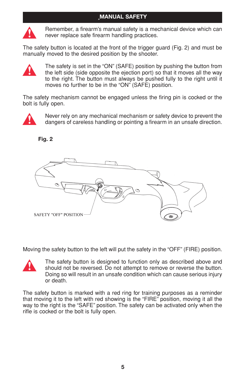 Mossberg International 81 Bolt Action User Manual | Page 5 / 20