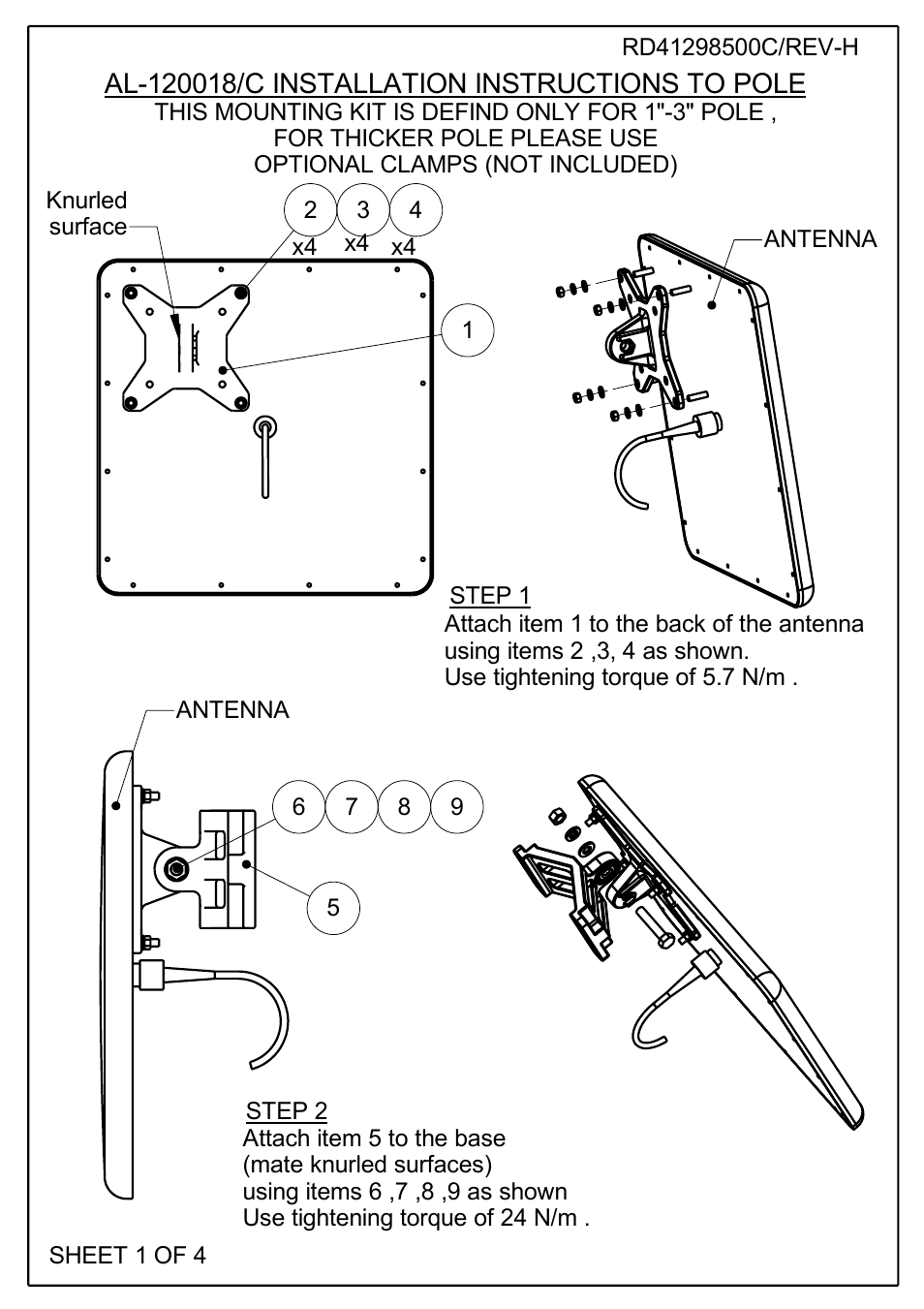 MTI Wireless Edge MT-120018/C User Manual | 4 pages