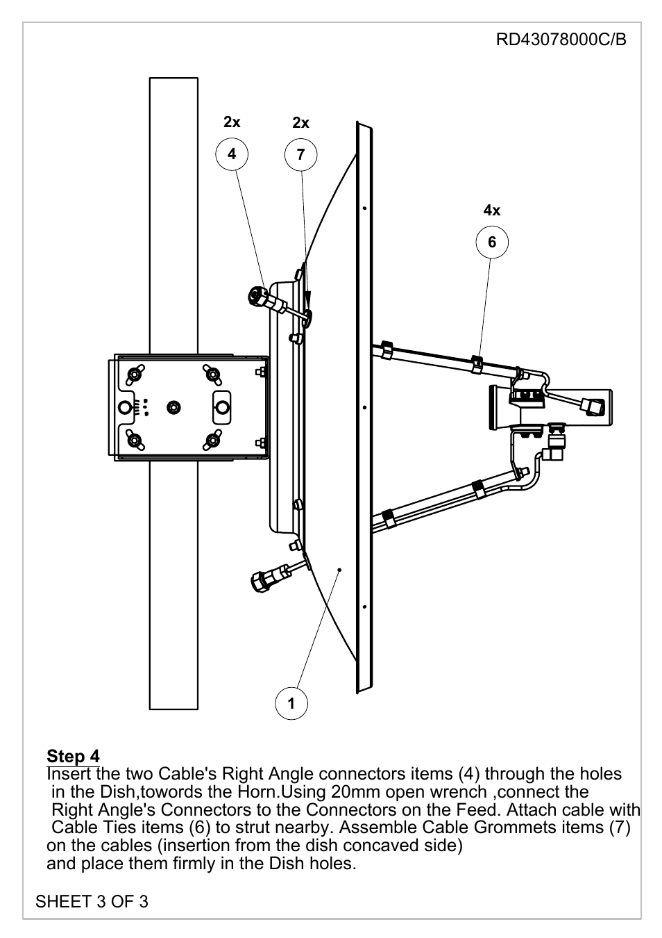 Sheet3, Drawing view82 | MTI Wireless Edge MT-486013/NVH User Manual | Page 3 / 3