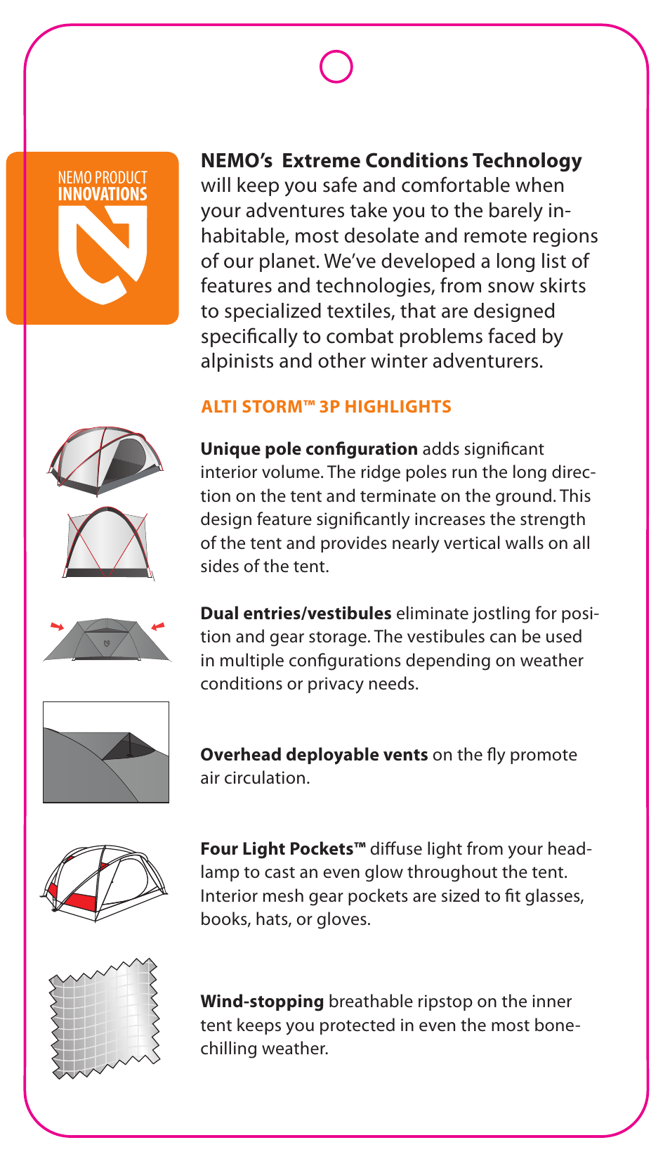 NEMO Equipment ALTI STOR 3P User Manual | Page 3 / 5